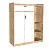 Tủ giày kết hợp kệ để đồ gỗ tự nhiên KG68068