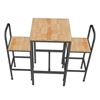 Combo Bàn Bar Vuông 60cm Và 2 Ghế Bar CBCF232