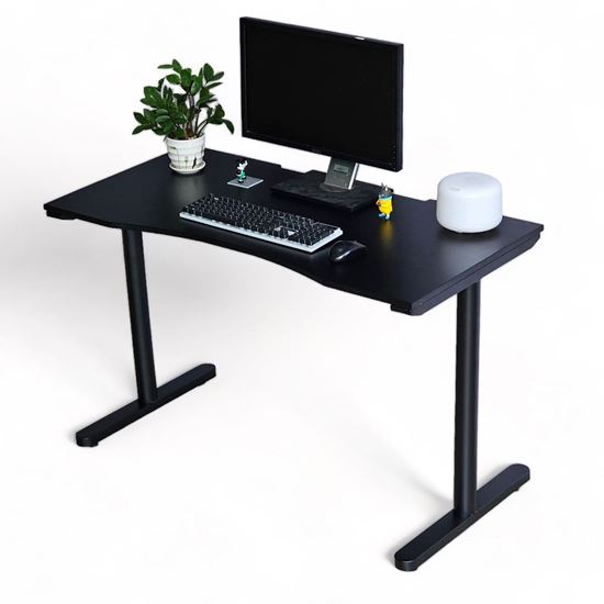 Bàn Gaming TaUP 120x60x75cm gỗ tự nhiên chân sắt TIO GD68056