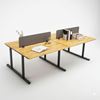 Bàn cụm văn phòng 4 chỗ ngồi hệ TIO - HBTO009