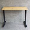 Bàn làm việc 100x60cm gỗ cao su chân sắt lắp ráp hệ TIO HBTO001