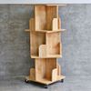 Kệ sách di động 3 tầng gỗ tự nhiên KS68189