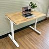 Bàn làm việc 100x60cm gỗ cao su chân sắt lắp ráp hệ TIO HBTO001