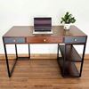 Bàn làm việc 3 ngăn kéo chân kết hợp kệ BD68093