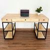Bàn làm việc có hộc chân kết hợp kệ BD68092