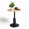 Bàn cafe tròn 60cm mặt gỗ chân sắt CFD68145