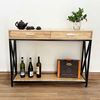 Bàn console XAPO khung sắt mặt gỗ CST047