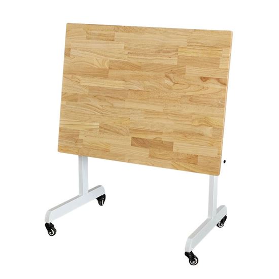 Bàn làm việc gấp gọn 80x60cm chân có bánh xe SPD68190