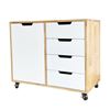 Tủ hồ sơ di động gỗ tự nhiên TCN68033