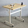 Bàn làm việc gấp gọn 80x60cm chân có bánh xe SPD68190