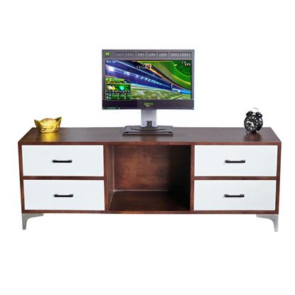 Tủ TV phòng khách 140x40x50cm gỗ cao su KTV68099