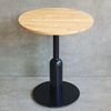 Bàn cafe tròn 60cm mặt gỗ chân sắt CFD68145