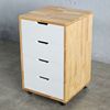 Tủ di động 4 ngăn kéo gỗ tự nhiên TCN68034