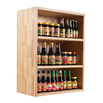 Module tủ bếp trên 60cm hệ hở 3 tầng TBT015