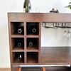 Kệ Rượu di động gỗ tự nhiên KR68001