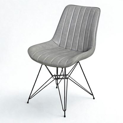 Ghế Aster bọc nệm si cao cấp chân sắt sơn tĩnh điện GAK118