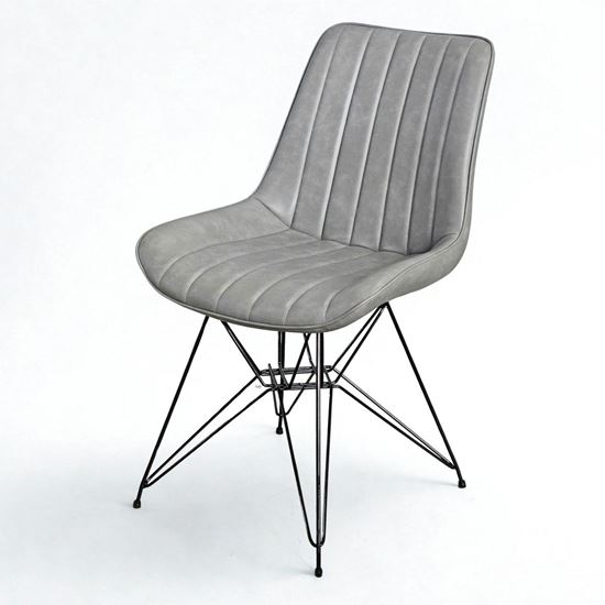 Ghế Aster bọc nệm si cao cấp chân sắt sơn tĩnh điện GAK118