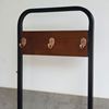 Kệ ghế thay giày kết hợp móc treo đồ gỗ khung sắt KG68062