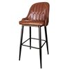 Ghế Bar chân sắt nệm da Simili GBSK008