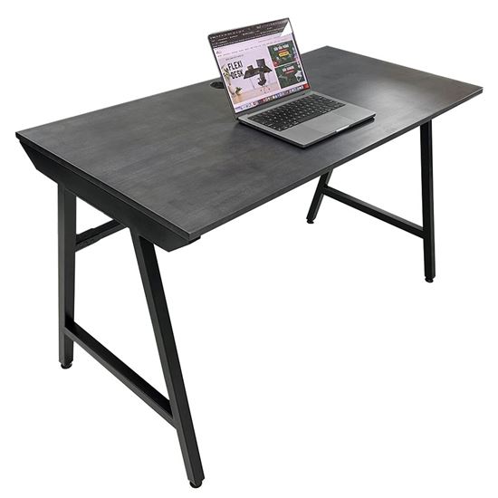 Bàn làm việc chân sắt chữ A gỗ cao su SPD68186