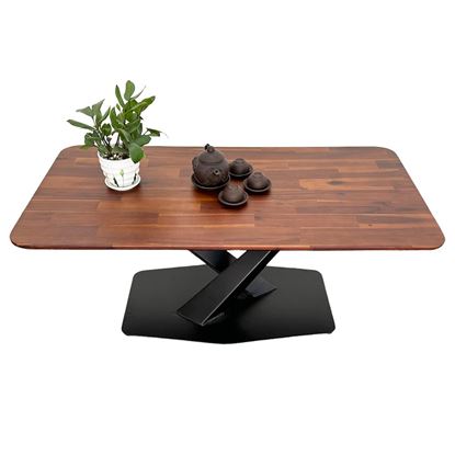 Bàn sofa gỗ tràm chân sắt sơn tĩnh điện TT68223