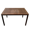 Bàn ngoài trời gỗ cao su chân sắt CFD68128