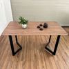Bàn ăn gỗ Plywood chân sắt sơn tĩnh điện BA68125
