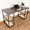 Bàn làm việc chân kết hợp kệ gỗ khung sắt BD68091
