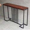 Bàn console, bàn trang trí gỗ tràm chân sắt CST046