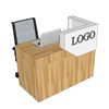 Quầy lễ tân 1m2 nhỏ gọn có hộc kéo BLT68018