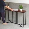 Bàn console, bàn trang trí gỗ tràm chân sắt CST046