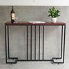 Bàn console, bàn trang trí gỗ tràm chân sắt CST046