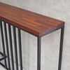 Bàn console, bàn trang trí gỗ tràm chân sắt CST046