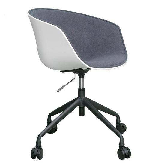 Ghế chân xoay nâng hạ HAY nệm bọ vải GAKH-53F