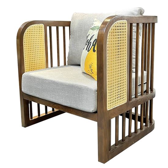 Ghế sofa đơn phong cách indochine GSD68059