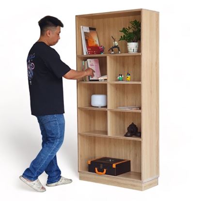 Kệ sách đứng 5 tầng 80x30x160cm gỗ plywood KS68169