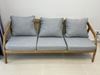 Ghế sofa băng 3 chỗ ngồi khung gỗ sồi nệm vải SFB68064