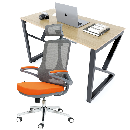 Combo bàn làm việc hệ Kconcept và ghế ngả lưng có tựa đầu CB68170