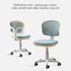 Ghế chân xoay không tay nệm vải nhiều màu GAKJS-1606