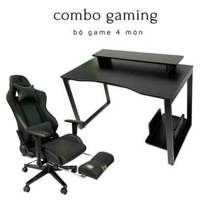 Bộ Bàn Ghế Gaming Bao Gồm 4 Món CBG68024