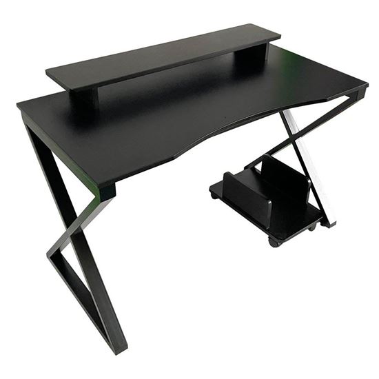 Bàn Gaming gỗ cao su chân sắt chữ X GD68047