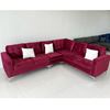 Sofa góc L 2m6 x 1m6 nệm bọc vài màu đỏ SFL68028