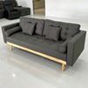 Sofa băng viền gỗ 1m95 nệm bọc vải SFB68061