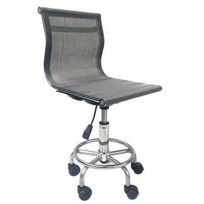 Ghế chân xoay lưng lưới màu xám MFA07X