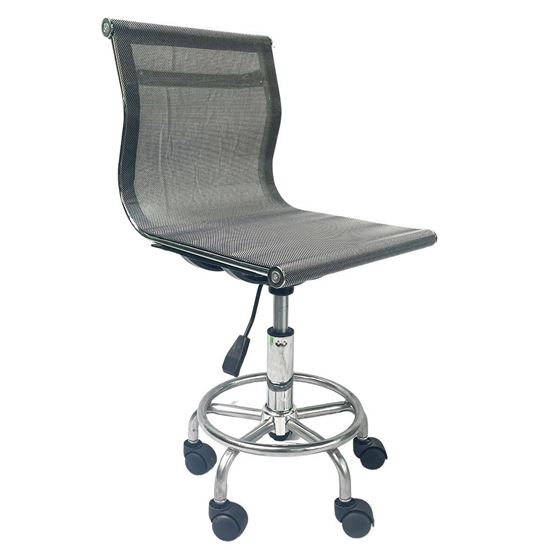Ghế chân xoay lưng lưới màu xám MFA07X