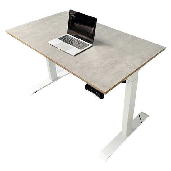 Bàn nâng hạ chiều cao gỗ Plywood chân 1 khớp FLD019