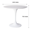 Bàn Tulip tròn 80cm -ST15458