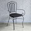 Ghế ngoài trời, ghế cafe sắt hoa văn GCF110