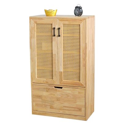 Tủ để giày 70x35x120cm gỗ cao su KG68083