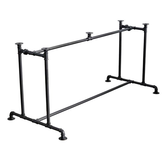 Chân bàn ống nước sắt 150x70cm sơn tĩnh điện HCPP015